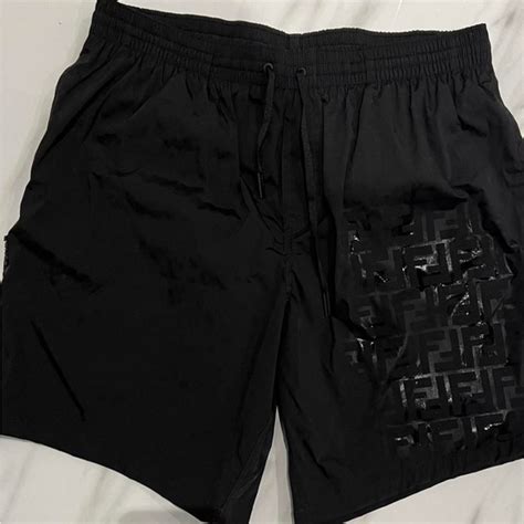 fendi swim shorts colour change|Fendi swim shorts water activated.